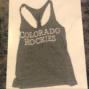Grey Colorado Rockies VS Pink Tank